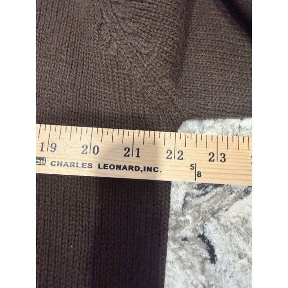 Vintage South Pole Turtleneck Sweater Mens Med Brown Skate Hip Hop Y2K - Picture 7 of 10